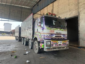 ISUZU  360 พ่วงแม่ลูกดั้มพ์เกษตร 