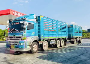 เข้าใหม่❗️12ล้อ HINO GY2P 380  พ่วงแม่ลูก (ไม่ดั้มพ์)