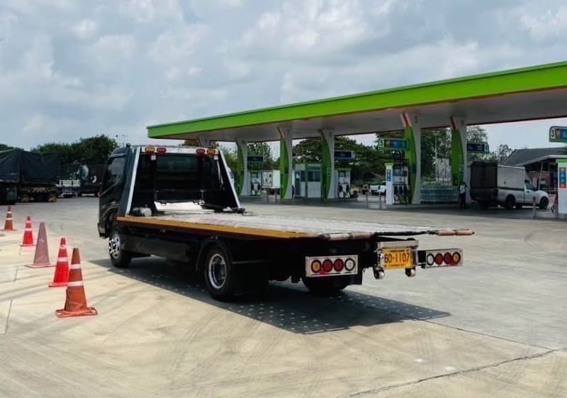 HINO XZU 136 รถสไลด์ถาดกองพื้น สแตนเหล็ด