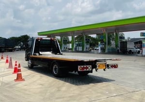 HINO XZU 136 รถสไลด์ถาดกองพื้น สแตนเหล็ด