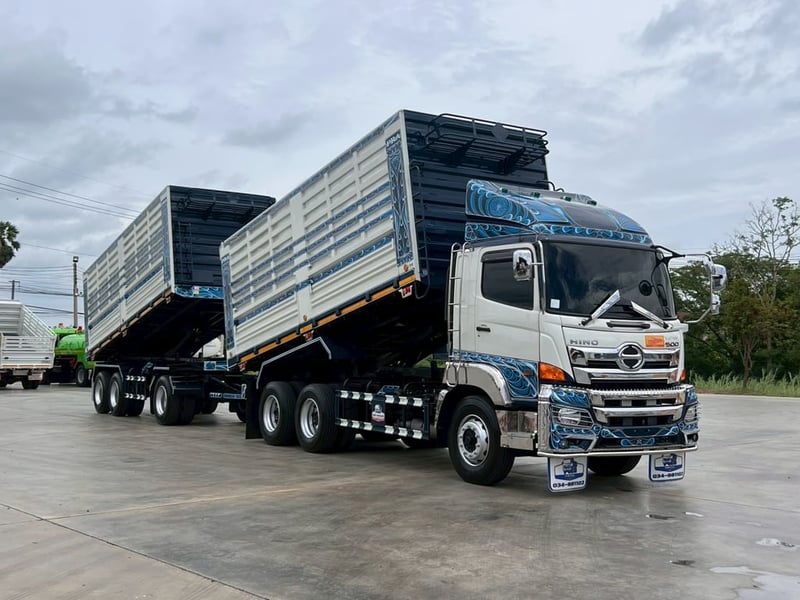 ไมล์ 81,748 กิโล❗️HINO FM2P 380 พ่วงแม่ลูกตั้มพ์เกษตร อู่.พิรุณ ไมล์ 81,748 กิโล❗️HINO FM2P 380 พ่วงแม่ลูกตั้มพ์เกษตร อู่.พิรุณ