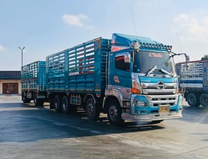 เข้าใหม่❗️12ล้อ HINO GY2P 380  พ่วงแม่ลูก (ไม่ดั้มพ์)