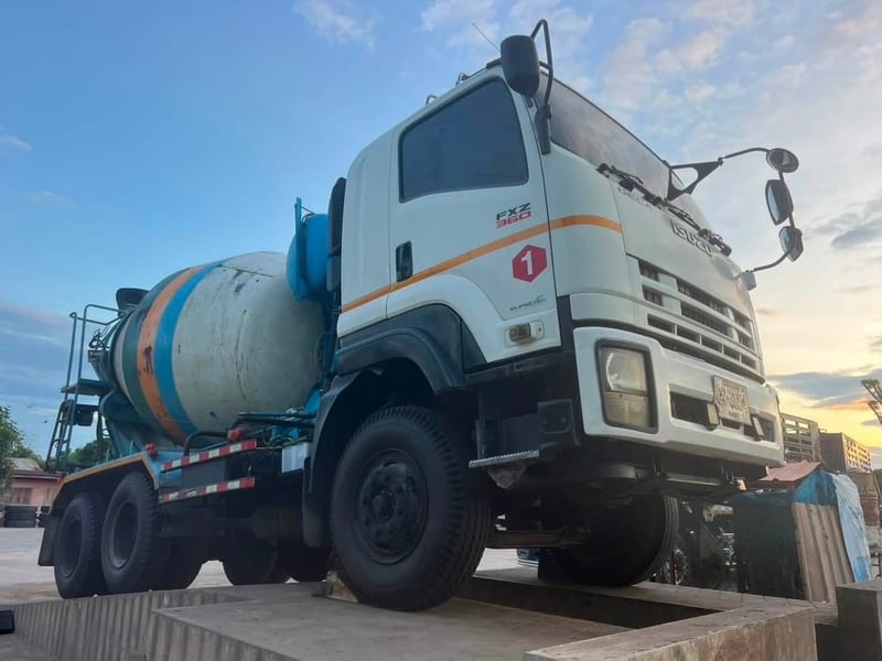 เข้าใหม่ ❗️ ISUZU 360 แรง โม่ปูน พร้อมเก็บงานสวยๆ