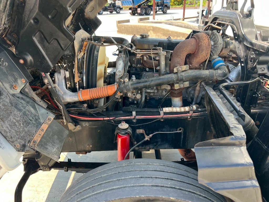 ISUZU FXZ 270 ยูโร พ่วงแม่ลูกดั้มพ์สามมิตร 