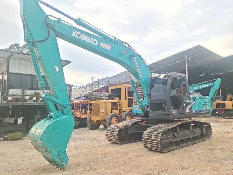 KOBELCO SK200 SUPER XM เล่มทะเบียน เฟรมถาด เครี่องปั้มดี