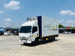 ISUZU NQR 175 กะบะเหล็กพร้อม คอกเกษตร