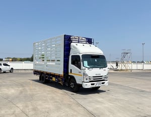 ISUZU NQR 175 กะบะเหล็กคอกเกษตร 