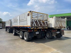 ISUZU เดก้า 320 แรง ปี 2550  พ่วงแม่ลูกดั้มพ์ หินทราย เกียร์อีตั้น