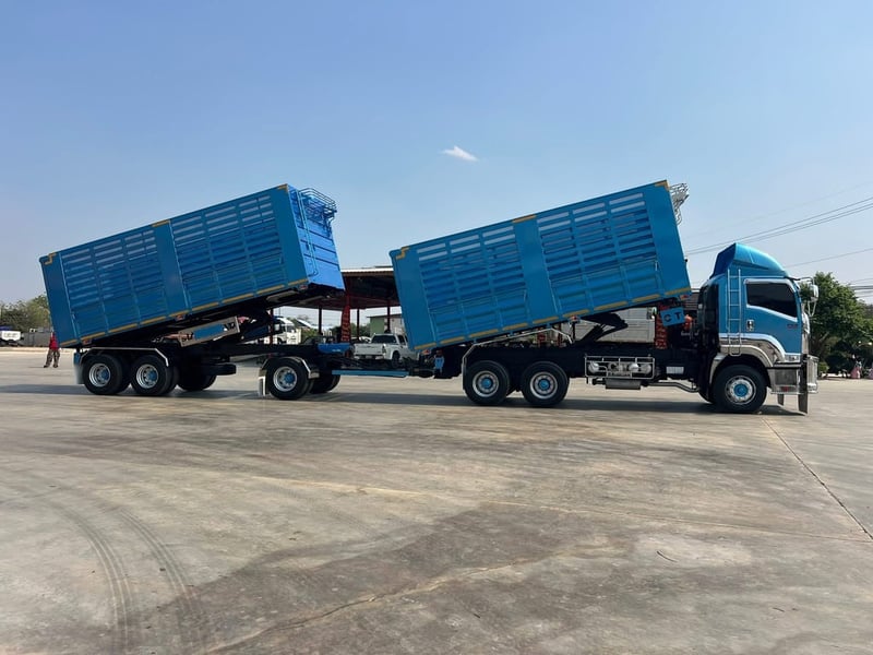 ISUZU GIGA FXZ 360 MT พ่วงแม่ลูกดั้มพ์เกษตร