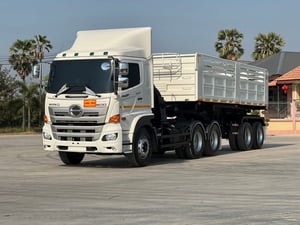 HINO FM2P 380 หัวลากพร้อมหางเซมิดั้มพ์ HINO FM2P 380 หัวลากพร้อมหางเซมิดั้มพ์