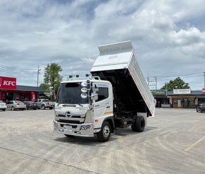 ไมล์ 80,490 ❗️HINO NEW FC9J 175  ดั้มพ์ สามมิตร 5 คิว ปี 2566 