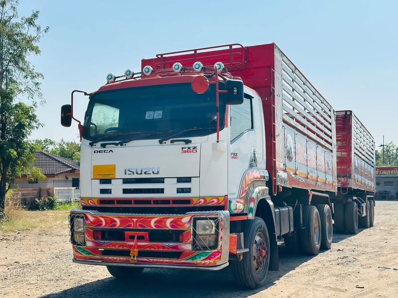 ISUZU FXZ 360 พ่วงแม่ลูกดั้มพ์