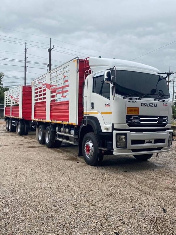 ISUZU FXZ 360 แรง พ่วงแม่ลูกไม่ดั้ม ISUZU FXZ 360 แรง พ่วงแม่ลูกไม่ดั้ม
