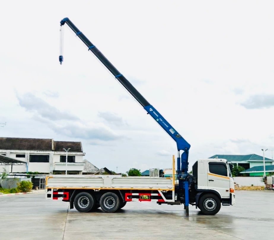 เข้าใหม่ ❗️ 37.492 กิโล❗️HINO. FL8J 260  10ล้อติดเครน  TADANO ZE555ตัน รับซื้อ-ขาย-แลกเปลี่ยน-รถ?