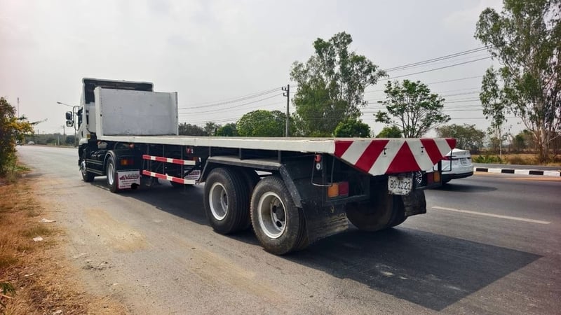 ISUZU FTR 240 MT (หัวลาก 6ล้อ)  พร้อมหางพื้นเรียบ 2 เพลา