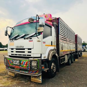 ISUZU FXZ 360 แรง พ่วงแม่ลูก ดั้มพ์เกษตร