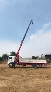 HINO FG8J 212 ติดเครน 5 ตัน  ปี 2558