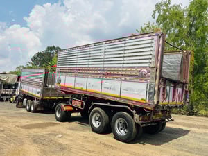 ISUZU FXZ 360 พ่วงแม่ลูกดั้มพ์เกษตร