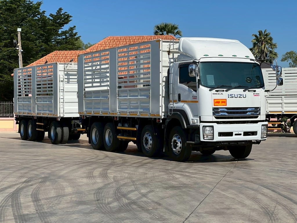 ISUZU FYH 360 แรง พ่วงแม่ลูกไม่ดั้มพ์