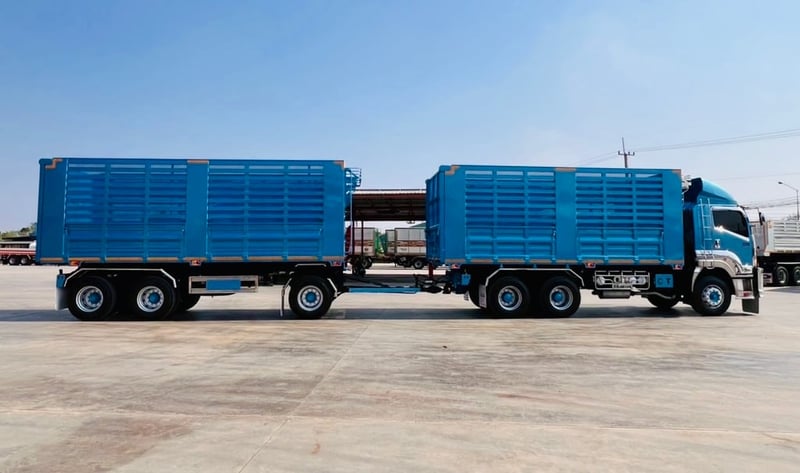 ISUZU GIGA FXZ 360 MT พ่วงแม่ลูกดั้มพ์เกษตร ISUZU GIGA FXZ 360 MT พ่วงแม่ลูกดั้มพ์เกษตร