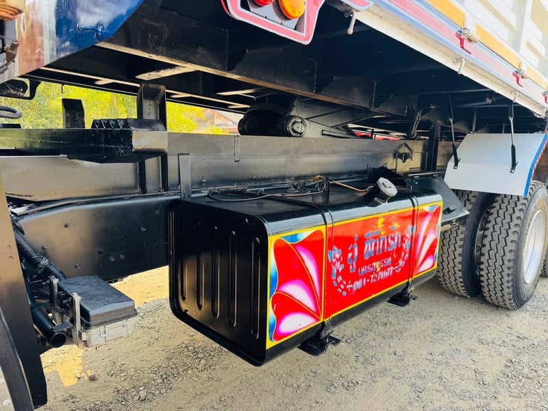 รถพ่วงแม่ลูกดั้มพ์ ISUZU FXZ 360 แรง ปี 2557  คอกเกษตร