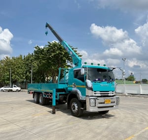 ไมล์ 98,054 กิโล❗️ISUZU FVM 240 คลัซซี MT เครน 5 ตัน