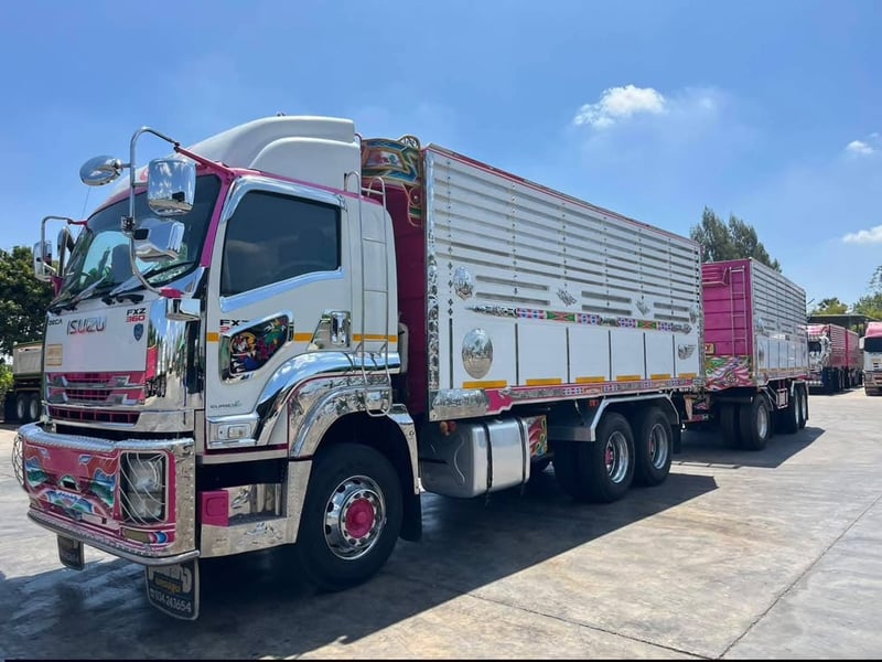 ISUZU FXZ 360 พ่วงแม่ลูกดั้ม (เฟืองเร็ว)
