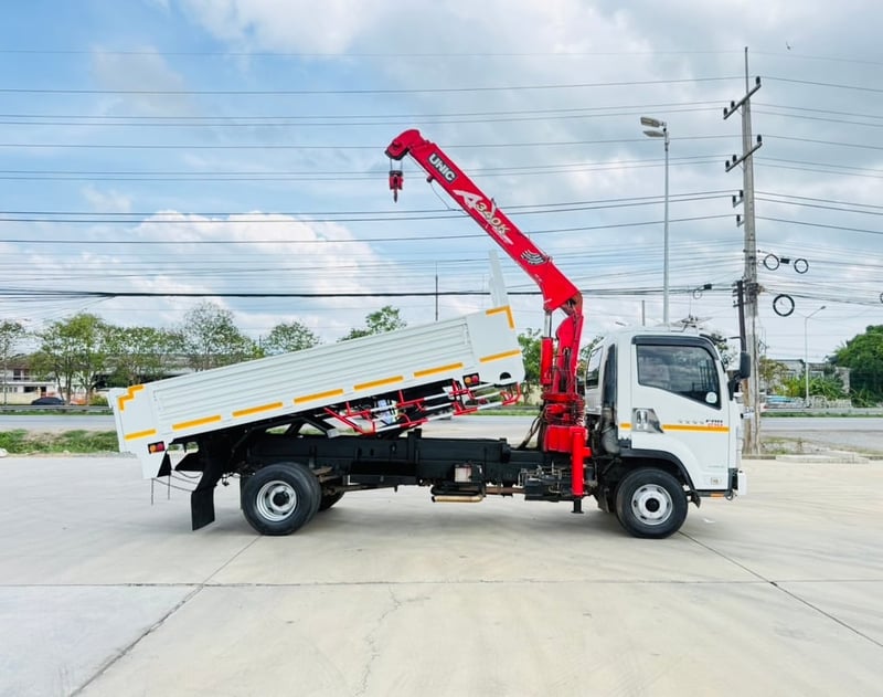 เข้าใหม่❗️ไมล์ 91,027 กิโล❗️ดั้มพ์+ติดเครน ISUZU NEW FRR 210 MT เครน 3 ตัน เข้าใหม่❗️ไมล์ 91,027 กิโล❗️ดั้มพ์+ติดเครน ISUZU NEW FRR 210 MT เครน 3 ตัน