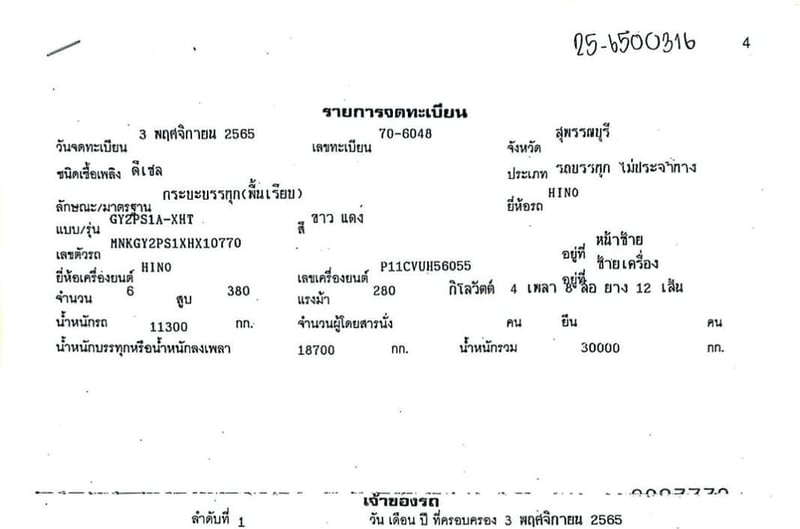 เข้าใหม่❗️ไมล์ 6 หมื่น❗️12ล้อ แท้ๆ GY2P  380 แรง  พ่วงแม่ลูก พื้นเรียบ