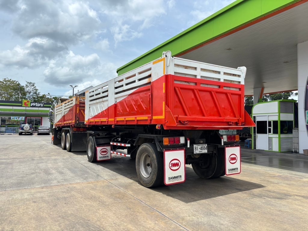 ISUZU 270 พ่วงแม่ลูกดั้มพ์หินทราย แม่ ปี 2548 