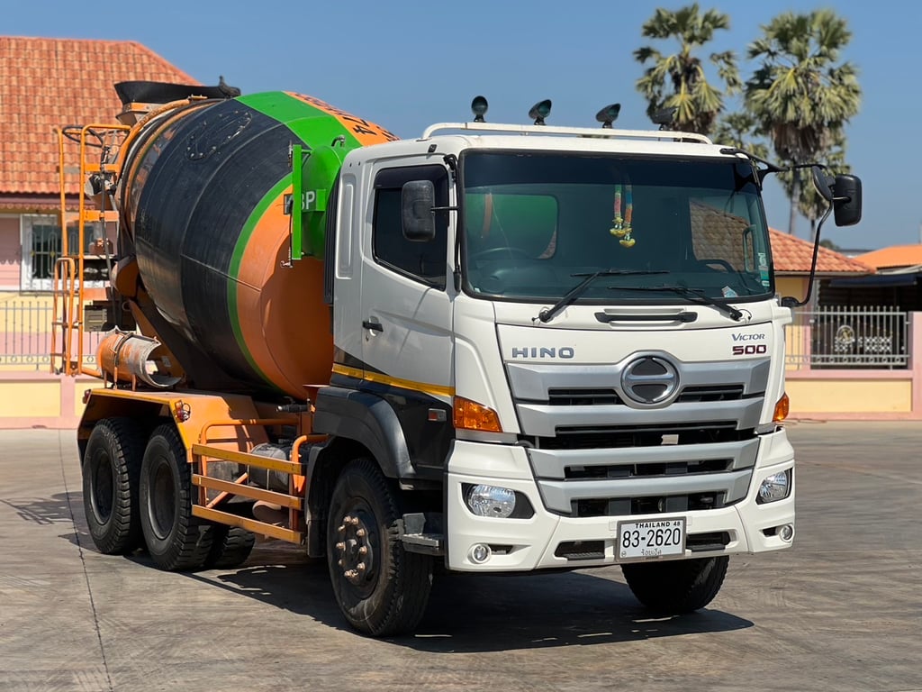 ฟรีๆ❗️โปร-พิเศษ❗️ไมล์ 18,871 กิโล HINO FM1A 344 ปี 2565  โม่ปูน 6.5 คิว