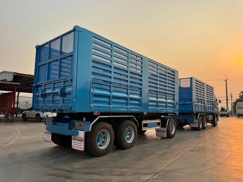 ISUZU FXZ 360 พ่วงแม่ลูกดั้มพ์เกษตร ISUZU FXZ 360 พ่วงแม่ลูกดั้มพ์เกษตร