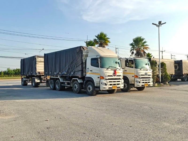 เข้าใหม่❗️ไมล์ 7 หมื่น❗️12ล้อ แท้ๆ GY2P 380 แรง พ่วงแม่ลูกดั้มพ์คอกเกษตร เข้าใหม่❗️ไมล์ 7 หมื่น❗️12ล้อ แท้ๆ GY2P 380 แรง พ่วงแม่ลูกดั้มพ์คอกเกษตร