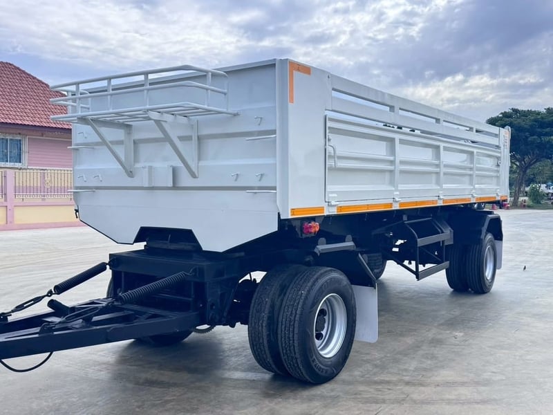 ไมล์ หลักหมื่น❗️HINO FC 9J 210 ปี 2566  พ่วงแม่ลูกดั้มพ์ 