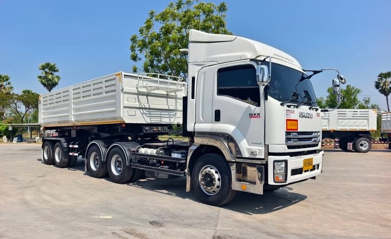 ISUZU GXZ 360 MT หัวลากพร้อมหางเซมิดั้มพ์