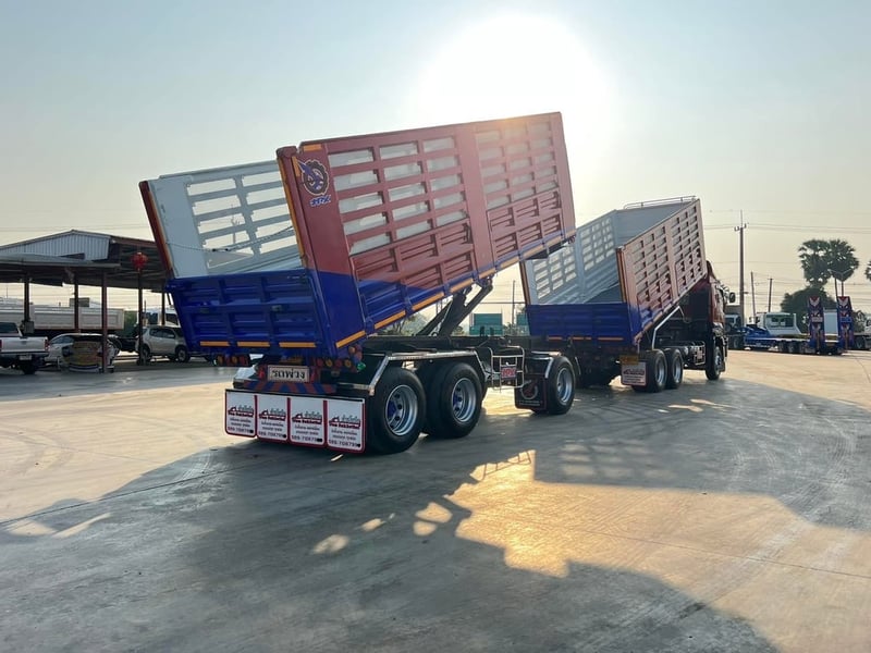 ไมล์ 145,974❗️ISUZU FXZ 360 พ่วงแม่ลูกดั้มพ์ เกษตร