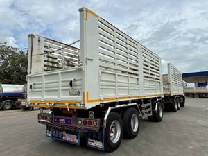 HINO 380 แรง พ่วงแม่ลูกด้ัมพ์คอกเกษตร 