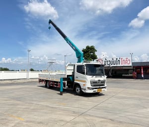 HINO NEW FC9J 210 ติดเครน 3 ตัน