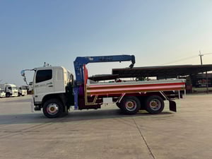 ติดเครน 5 ตัน สองเพลา HINO 380 แรง 4 ปอก