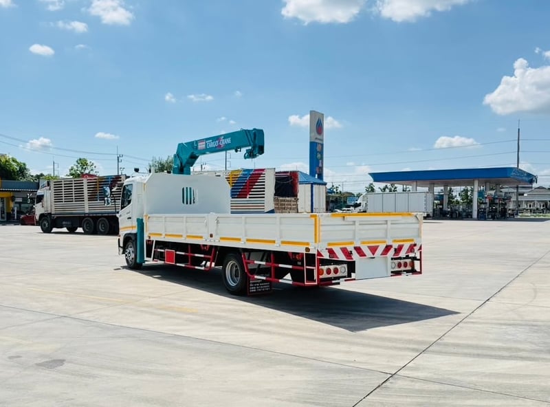 เข้าใหม่❗️HINO NEW FC9J 210 ติดเครน  ZR 503 ขนาด 5 ตัน