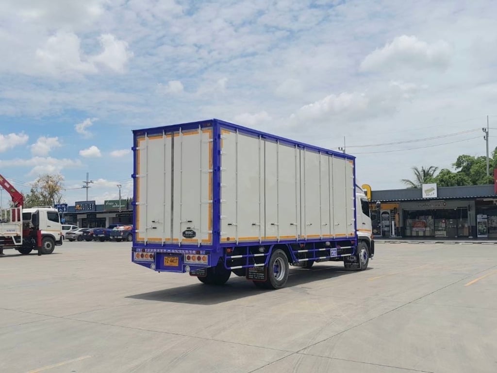 6ล้อตู้แห้ง HINO FG8J 240 แรง ตู้ 10 บาน