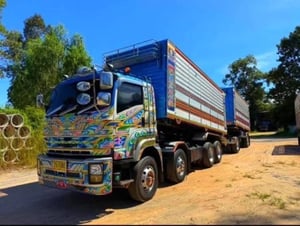 ISUZU FYH 360 พ่วงแม่ลูกดั้มพ์