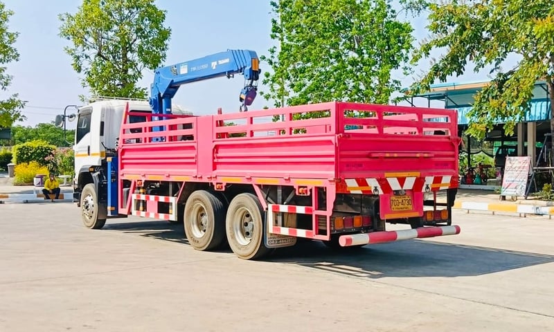 เข้าใหม่❗️ไมล์ 25,XXX ISUZU FVM 300 MT เครน ZE 5 ตัน เข้าใหม่❗️ไมล์ 25,XXX ISUZU FVM 300 MT เครน ZE 5 ตัน