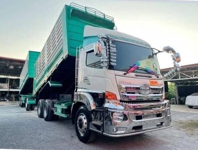 HINO 380 พ่วงแม่ลูกดั้มพ์เกษตร