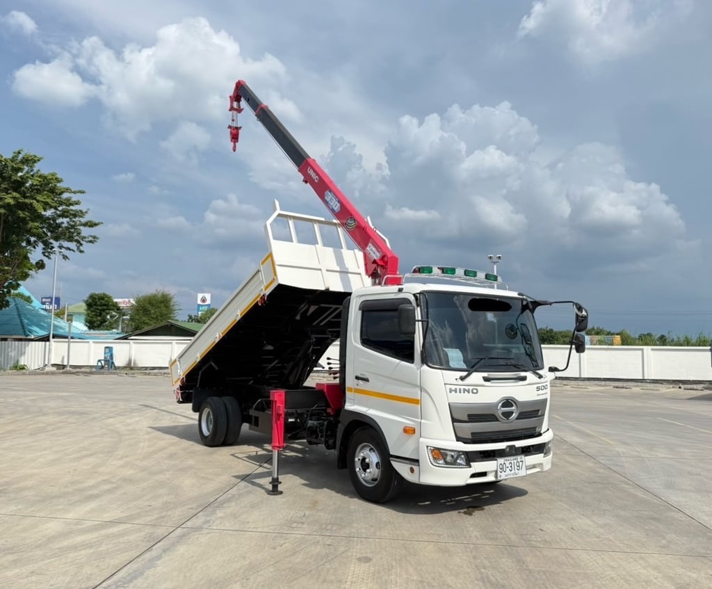 ฟรีๆ❗️ไมล์ 53,805 กิโล❗️HINO NEW FC9J 210 เครน 3 ตัน