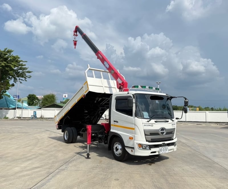 ฟรีๆ❗️ไมล์ 53,805 กิโล❗️HINO NEW FC9J 210 เครน 3 ตัน