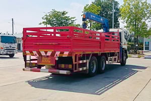 เข้าใหม่❗️ไมล์ 25,XXX ISUZU FVM 300 MT  เครน ZE 5 ตัน