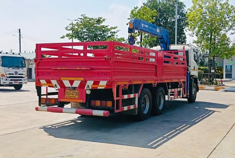 เข้าใหม่❗️ไมล์ 25,XXX ISUZU FVM 300 MT  เครน ZE 5 ตัน