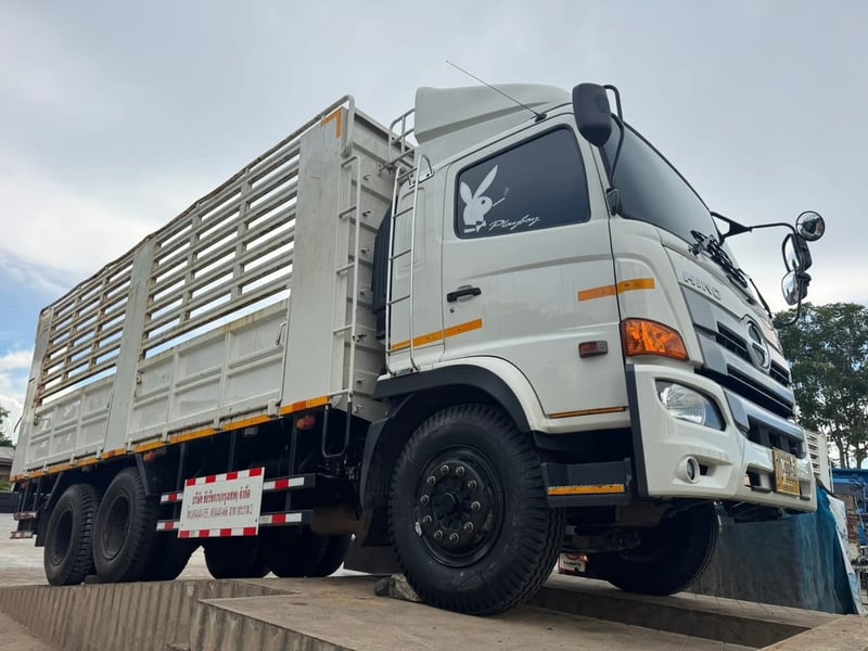 HINO FM8J 260 แรง พ่วงแม่ลูก คอกสูง(ไม่ดัมพ์)  ปี 2564