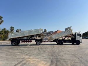 รถ6ล้อ พ่วงแม่ลูกดัมพ์ HINO FC9J 210 แรงปี 2566 ไมล์ 18,800 กิโล รถ6ล้อ พ่วงแม่ลูกดัมพ์ HINO FC9J 210 แรงปี 2566 ไมล์ 18,800 กิโล